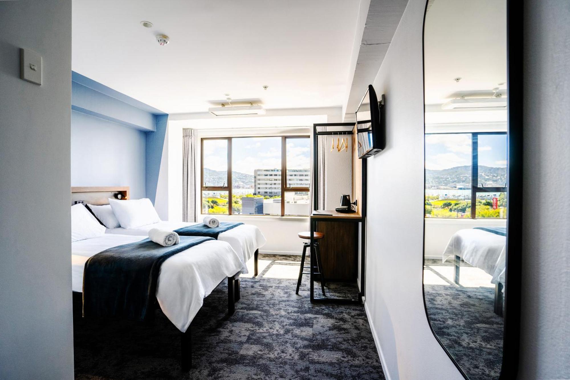 วายเอชเอ เวลลิงตั้น Hostel เวลลิงตัน ภายนอก รูปภาพ A room at the hotel