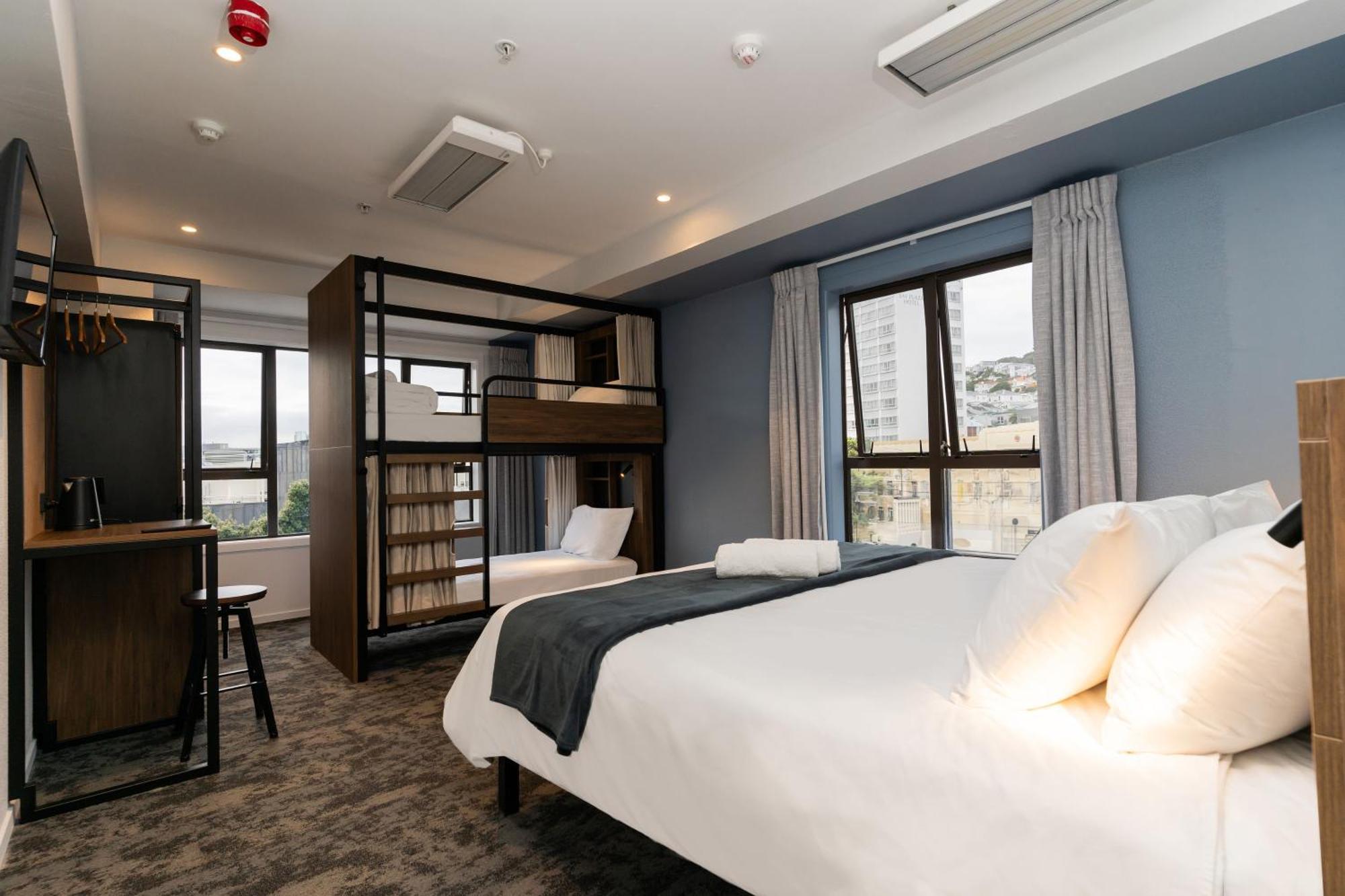 วายเอชเอ เวลลิงตั้น Hostel เวลลิงตัน ภายนอก รูปภาพ A room at the hotel