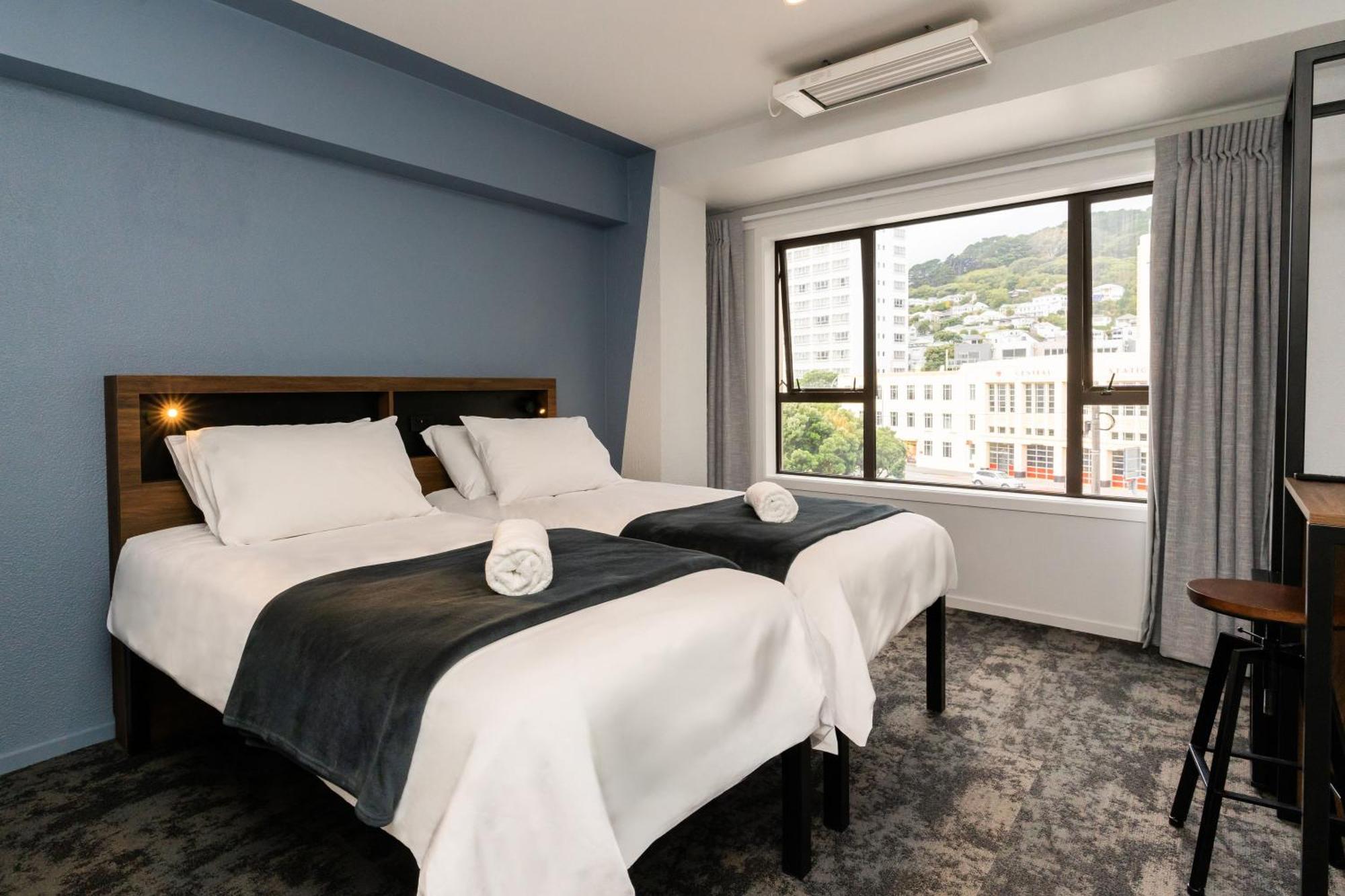 วายเอชเอ เวลลิงตั้น Hostel เวลลิงตัน ภายนอก รูปภาพ A room at the hotel