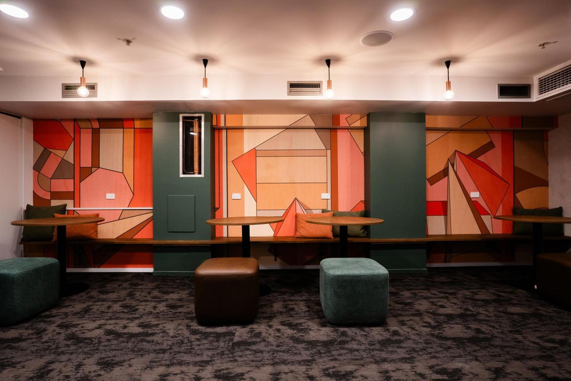 วายเอชเอ เวลลิงตั้น Hostel เวลลิงตัน ภายนอก รูปภาพ The common room at the University of Kent